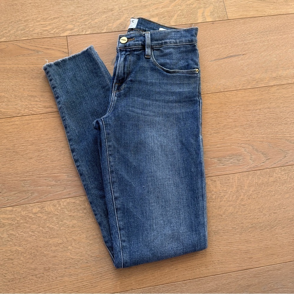 FRAME Le Skinny de Jeanne Raw Hem size 26 - Picture 5 of 10